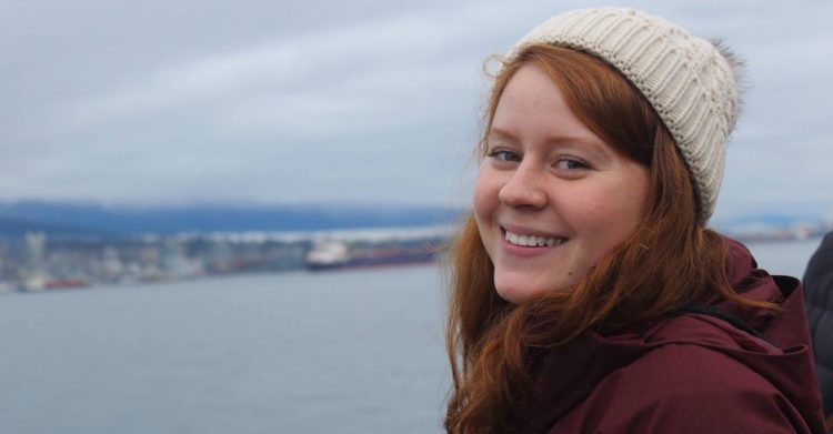 Celeste Barnes-Crouse stands by the ocean