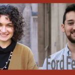 Profile pictures of Ford fellows Colleen O'Connor and Jorge Cisneros